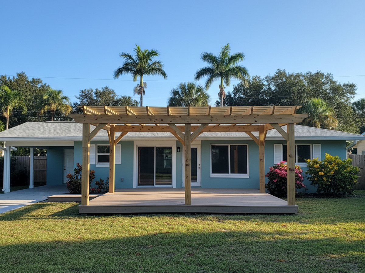 Deck Staining & Sealing completed by Majestic Deck Solutions in Hialeah, FL
