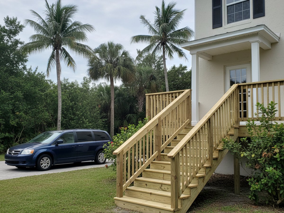 Deck Installation completed by Majestic Deck Solutions in North Miami, FL