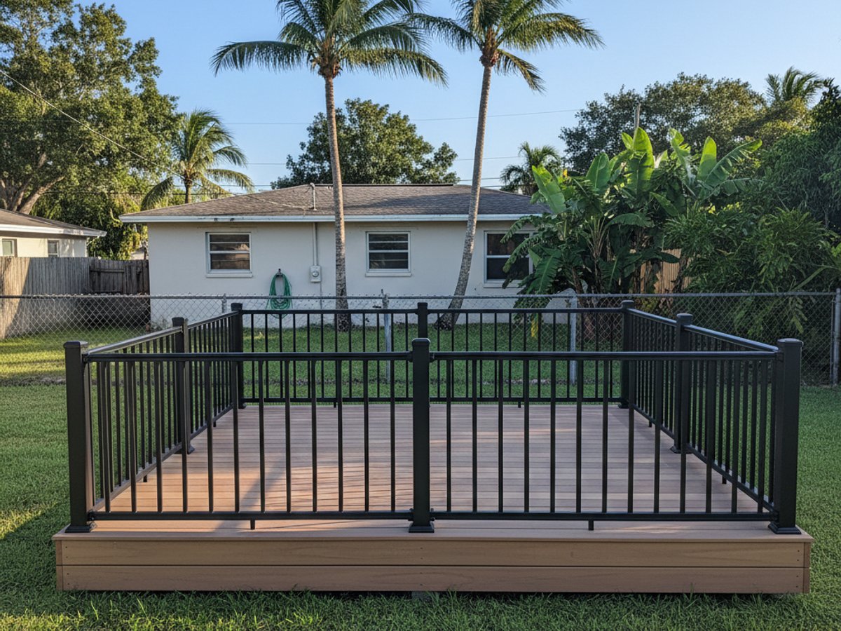 Deck Staining & Sealing completed by Majestic Deck Solutions in Miami, FL