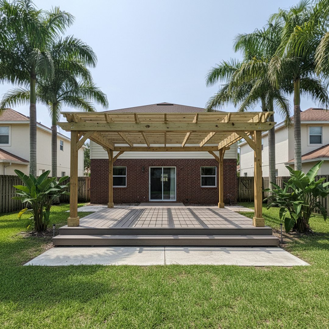 Deck Installation completed by Majestic Deck Solutions in Miami Beach, FL