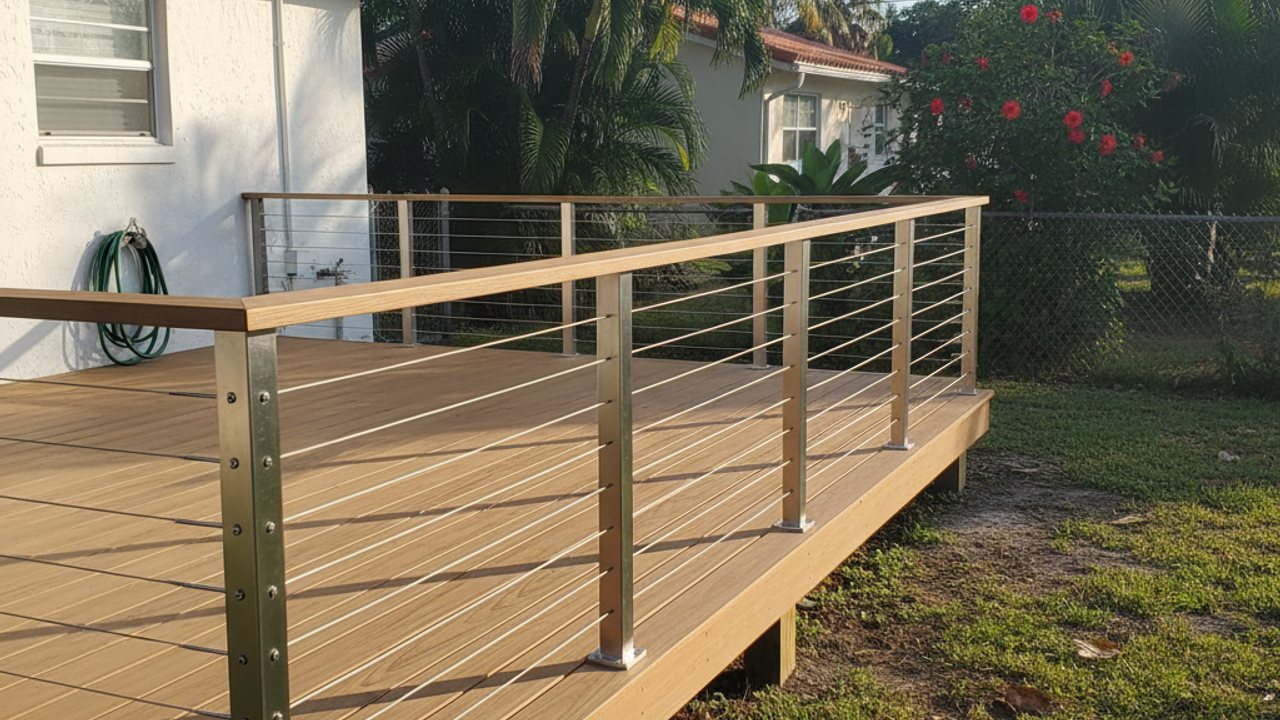 Deck Staining & Sealing completed by Majestic Deck Solutions in Miami Gardens, FL
